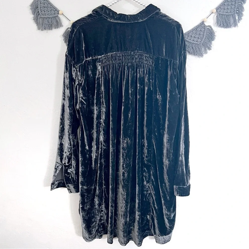 NWT Free People Sorrento Velvet Maxi Top